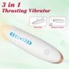 Vibrating Silicone Love EGG USB 7 vibration and thrust functions / Remote control White